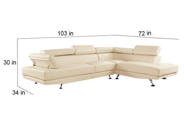 L shape sofa set