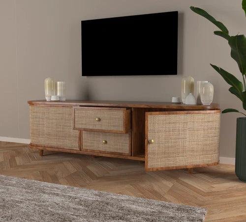 Elegant Wooden TV Console